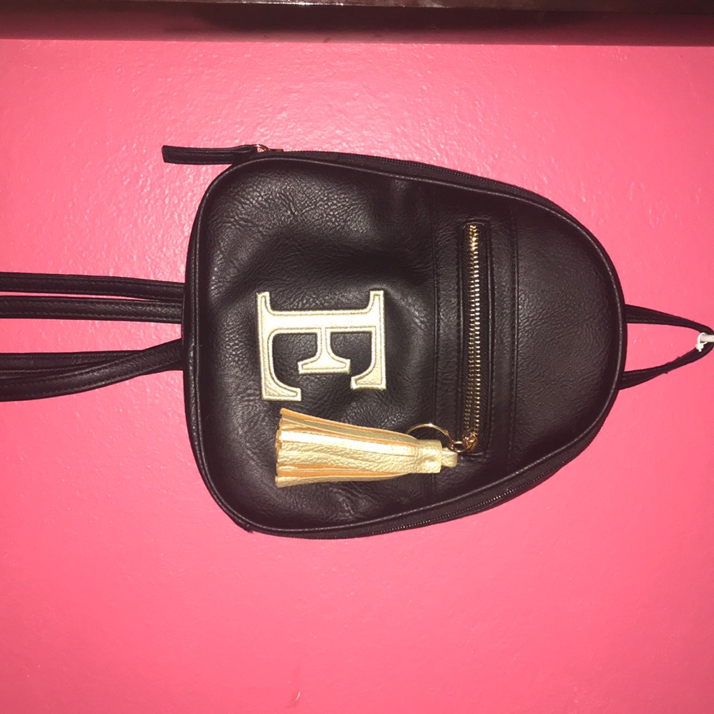Black Mini Backpack